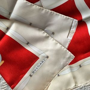 BVLGARI scarf 100% silk